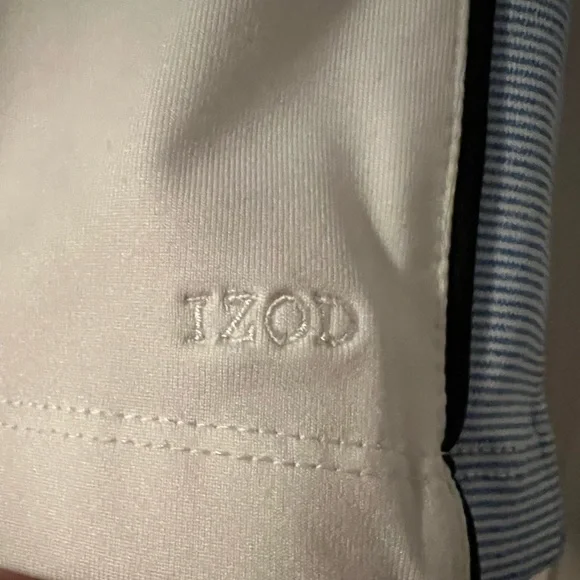 EUC white and blue Izod golf skirt - Picture 2 of 6